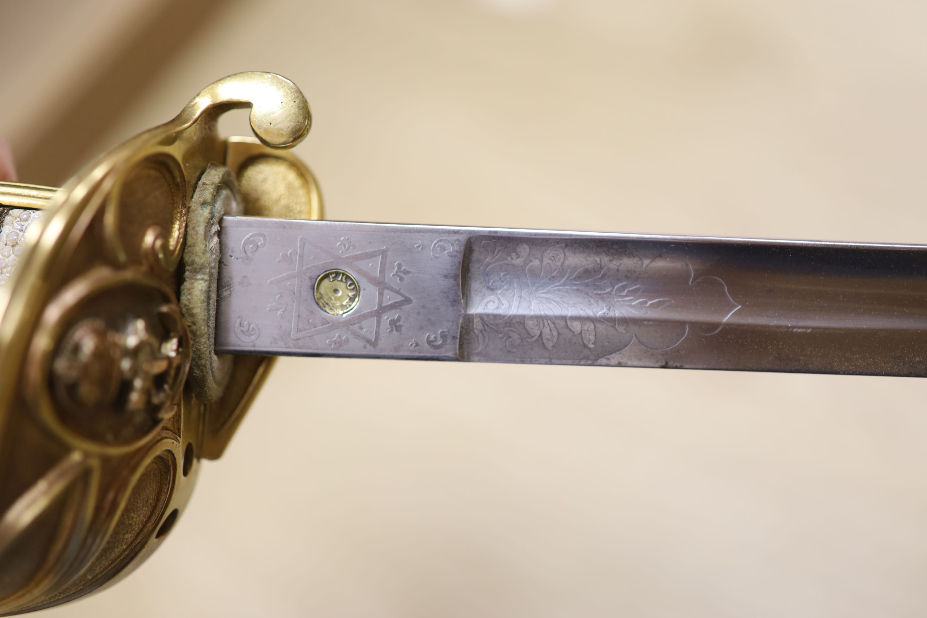 A late Naval Officers sword